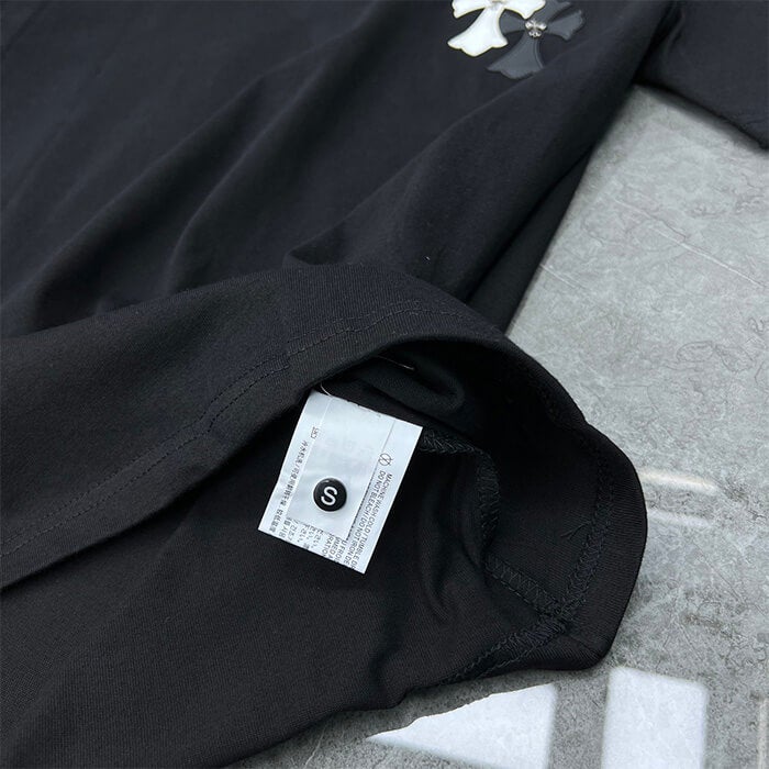 Chrome Hearts T-Shirt – Black & White (Loose Fit)