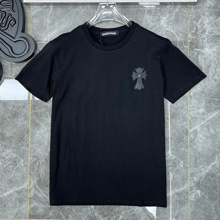 Chrome Hearts T-Shirt – Black & White (Loose Fit)