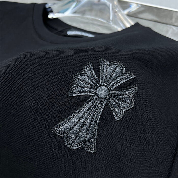 Chrome Hearts T-Shirt – Black & White (Loose Fit)