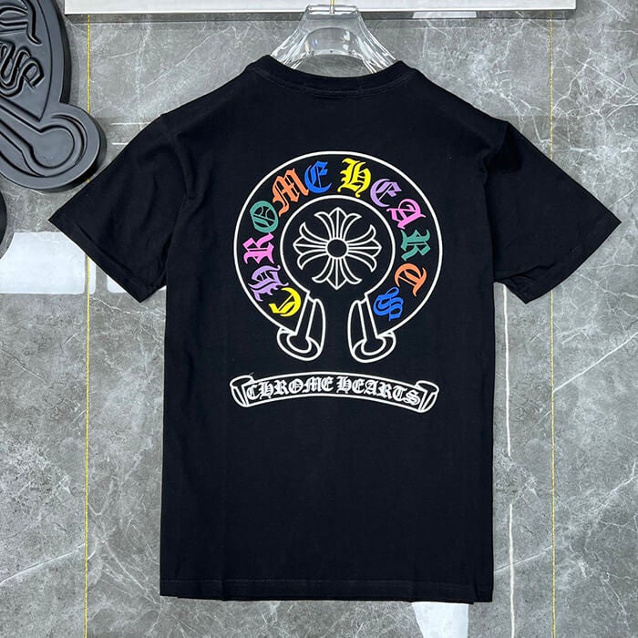 Chrome Hearts T-Shirt – Black & White (Loose Fit)
