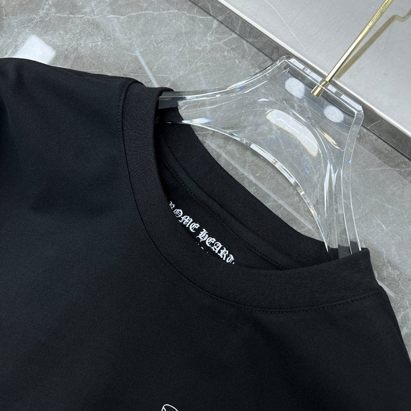 Chrome Hearts Graffiti Print Long Sleeve Tee – Black