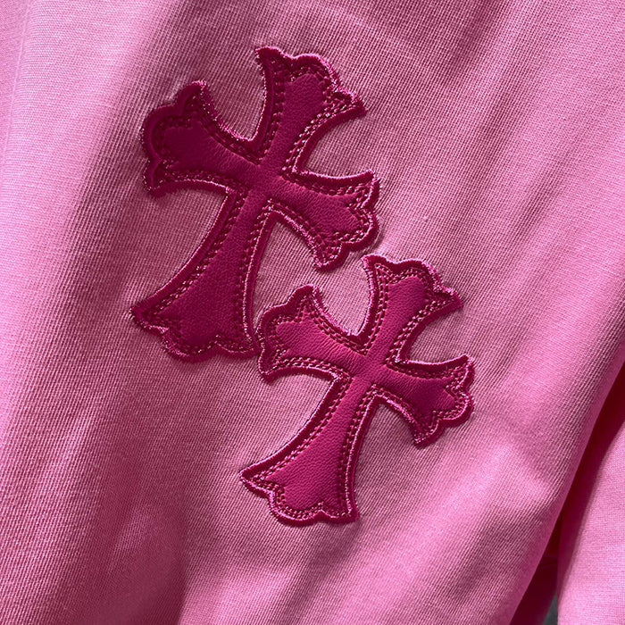 Chrome Hearts T-Shirt – Pink, Black & White