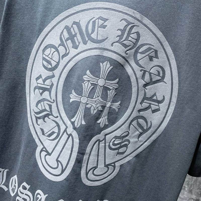 Chrome Hearts Essential Cotton T-Shirt – Black, Grey & White