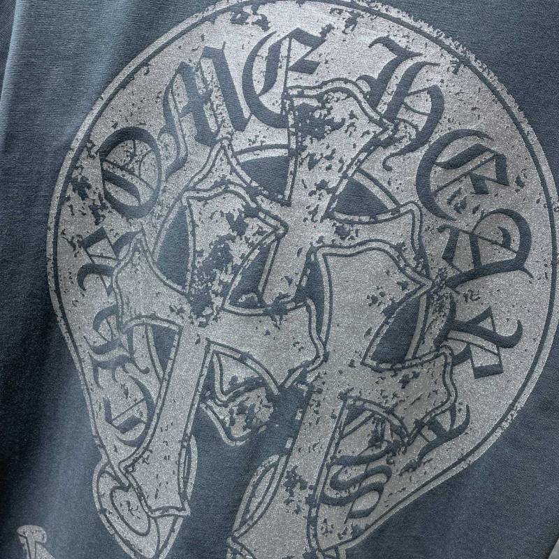 Chrome Hearts Signature Cotton T-Shirt – Black, Grey & White