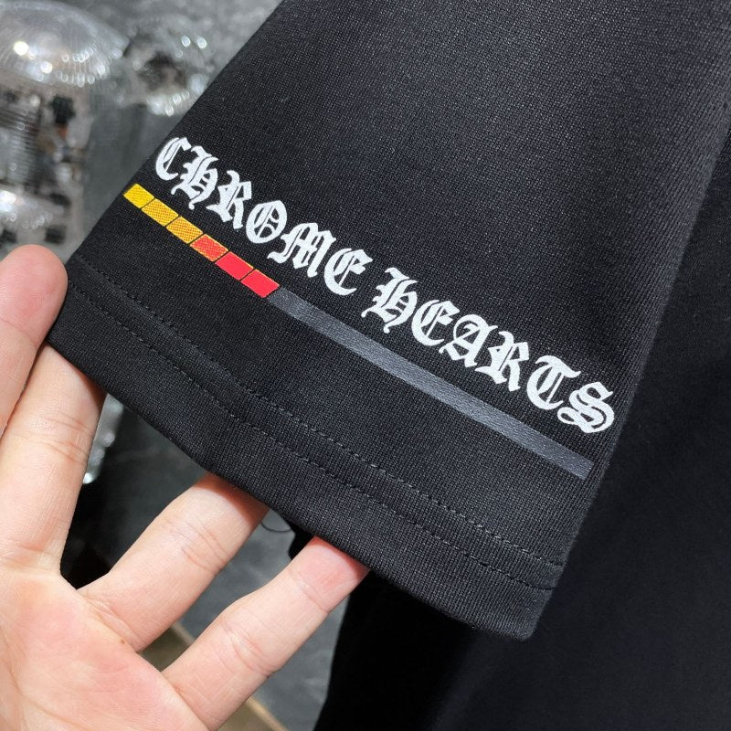 Chrome Hearts Bold Cotton T-Shirt – Black & White