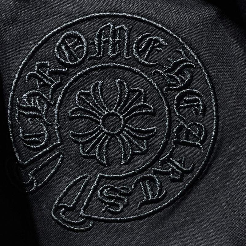 Chrome Hearts Six-Stack Horseshoe Circle Tonal Embroidered Tee – Black / Grey / White