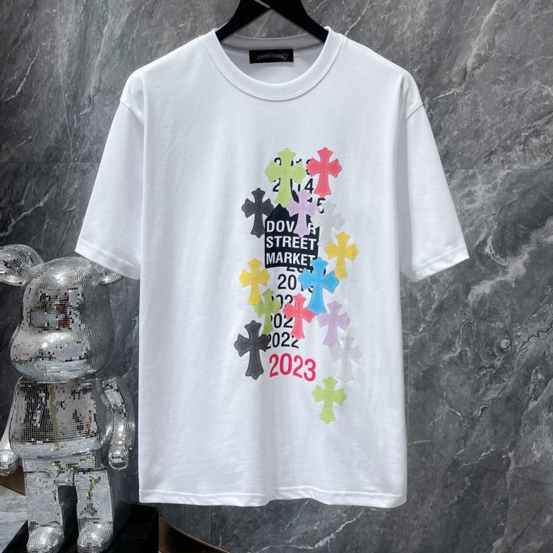 Chrome Hearts x Dover Street Market Rainbow Cross Anniversary Tee – Black / White