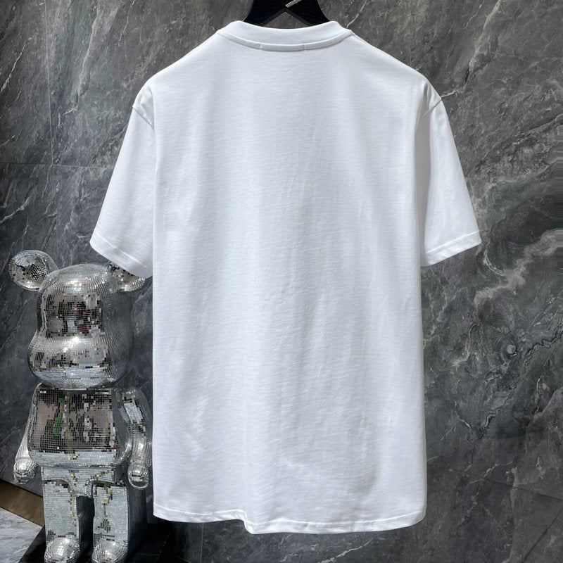 Chrome Hearts Paisley Shoulder Cross Graphic Tee – Black / White