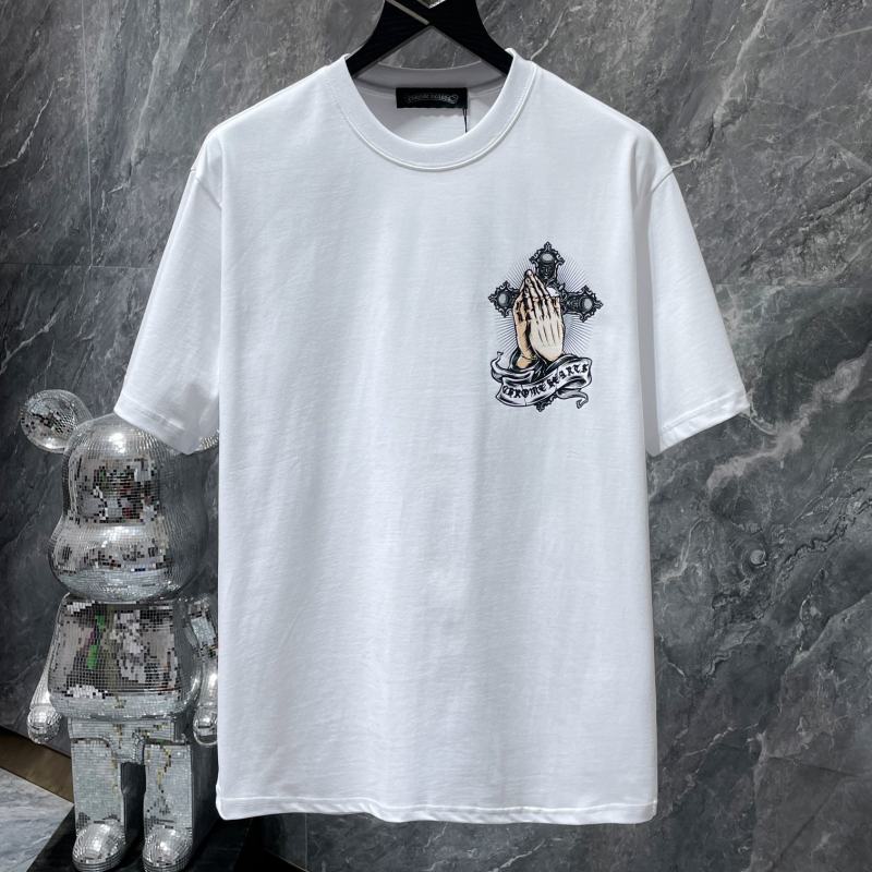 Chrome Hearts Praying Hands Cross Radiant Graphic Tee – Black / White