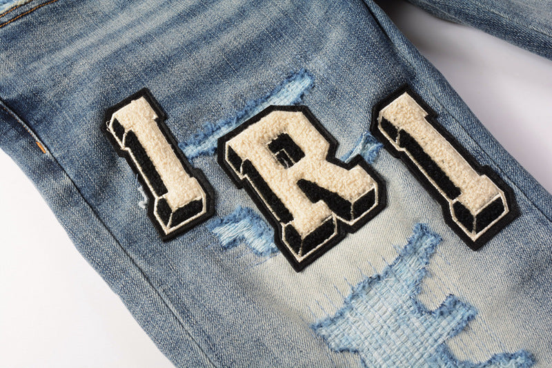 AMIRI Destroyed Slim Jeans – Distressed Denim