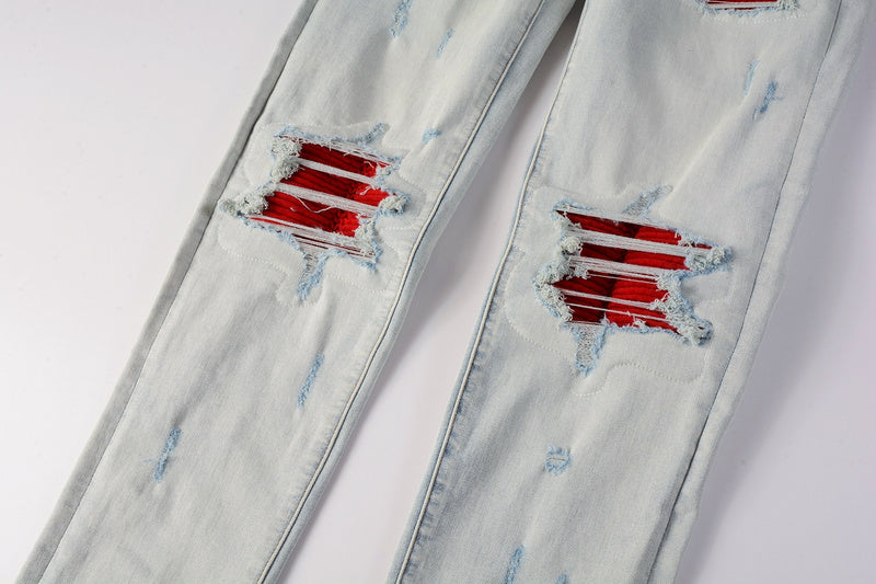 AMIRI Slim Fit Distressed Jeans – Full Length Denim