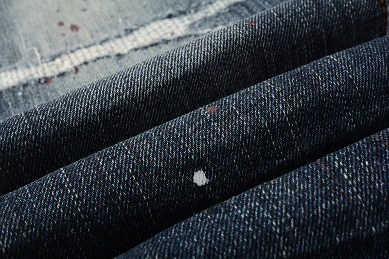 Purple Brand Skinny Jeans #9070 – Scratched Cotton Denim