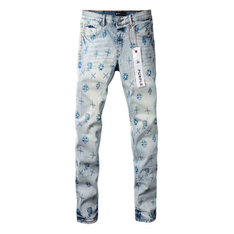 Purple Brand Jeans #9063 – Skinny Fit Distressed Denim