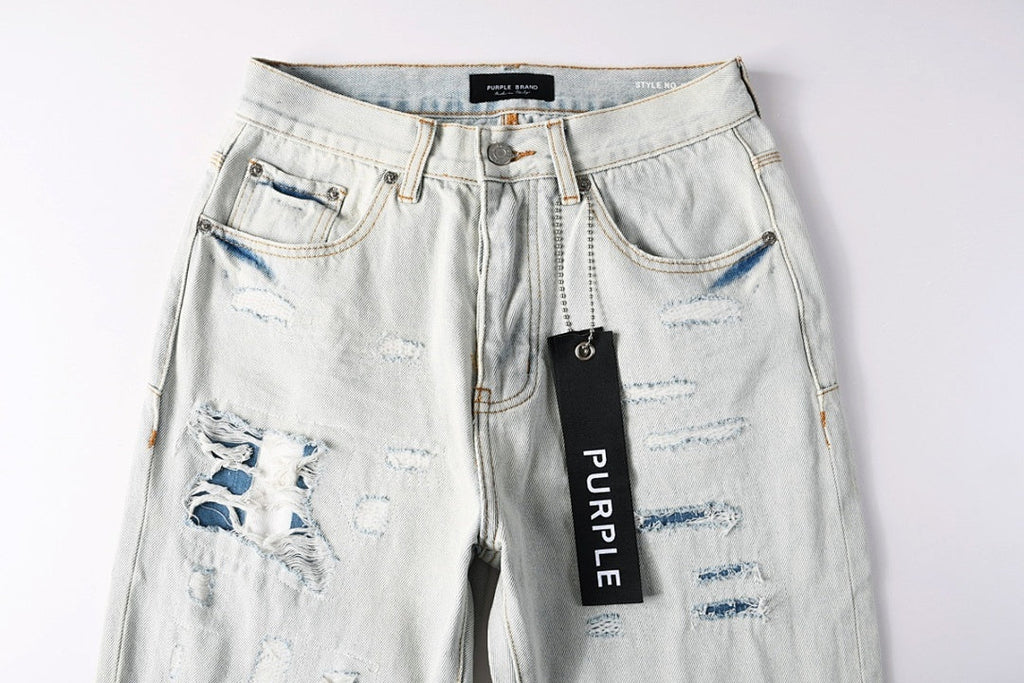 Purple Brand Crystal Diamond Skinny Jeans #9142