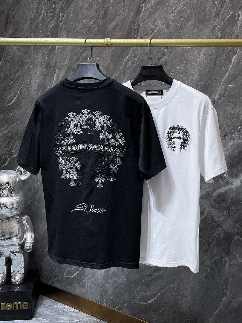 Chrome Hearts Bordeaux Wine Graphic T-Shirt
