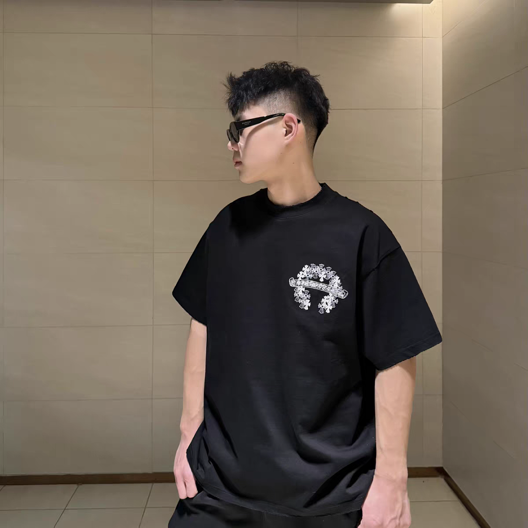 Chrome Hearts Bordeaux Wine Graphic T-Shirt