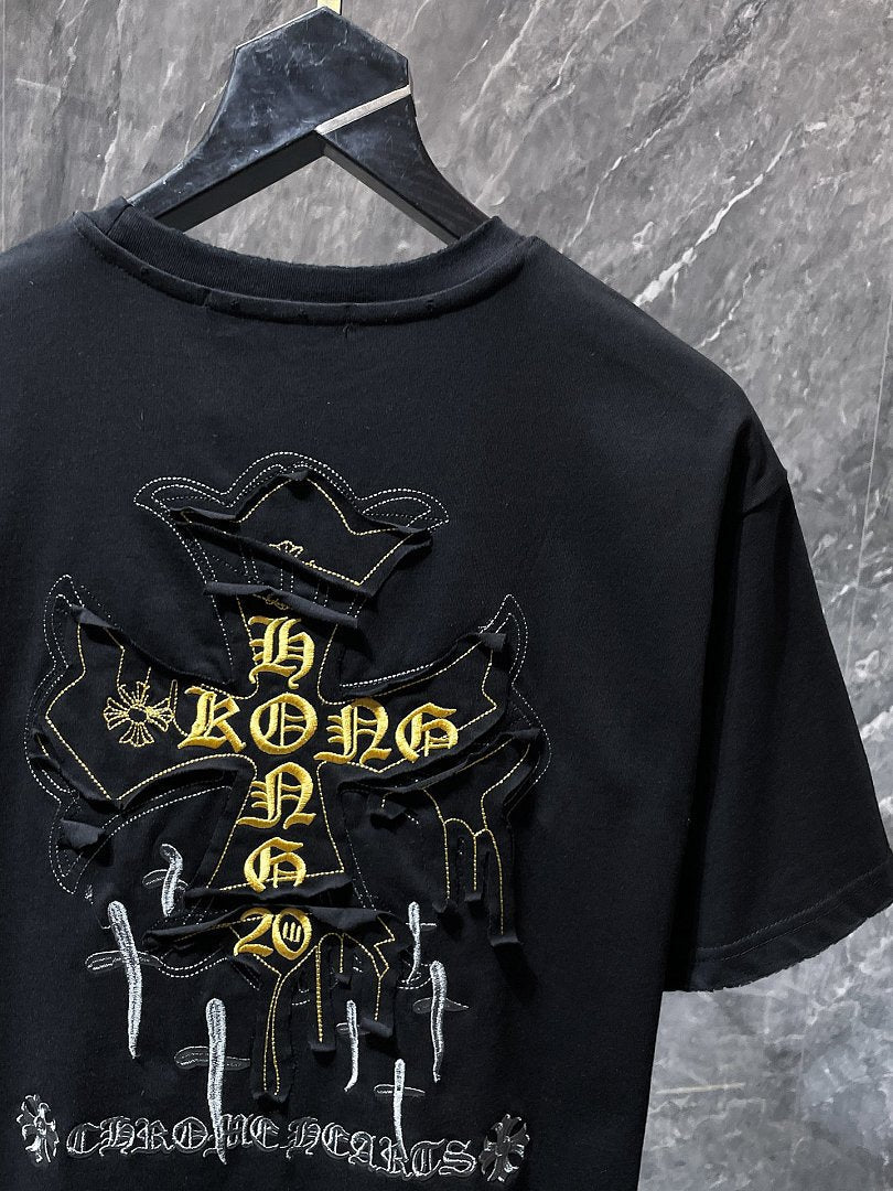 Chrome Hearts Bordeaux Wine Graphic T-Shirt