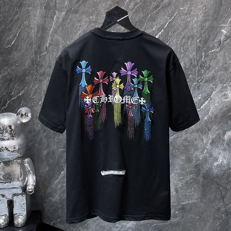 Chrome Hearts Bordeaux Wine Graphic T-Shirt