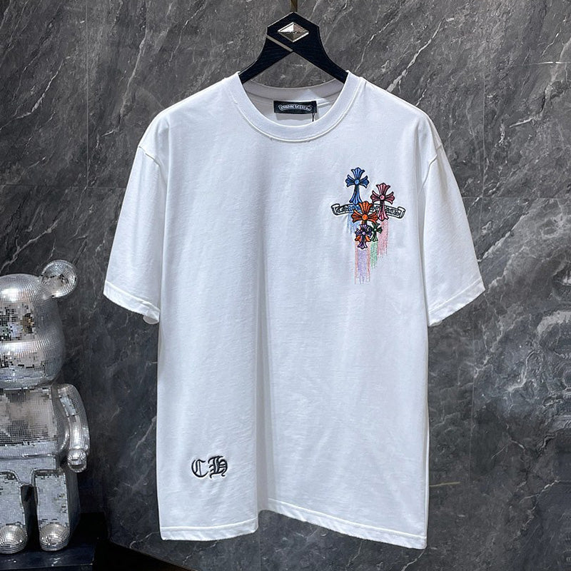 Chrome Hearts Bordeaux Wine Graphic T-Shirt