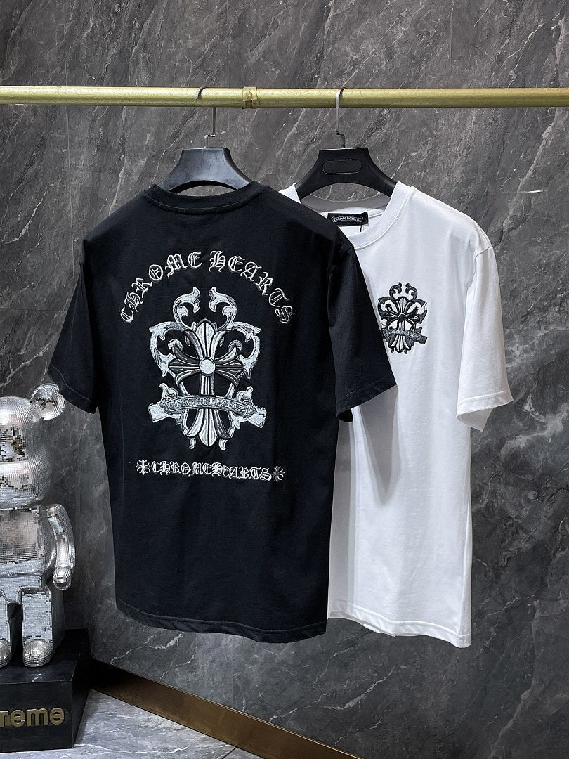 Chrome Hearts Bordeaux Wine Graphic T-Shirt
