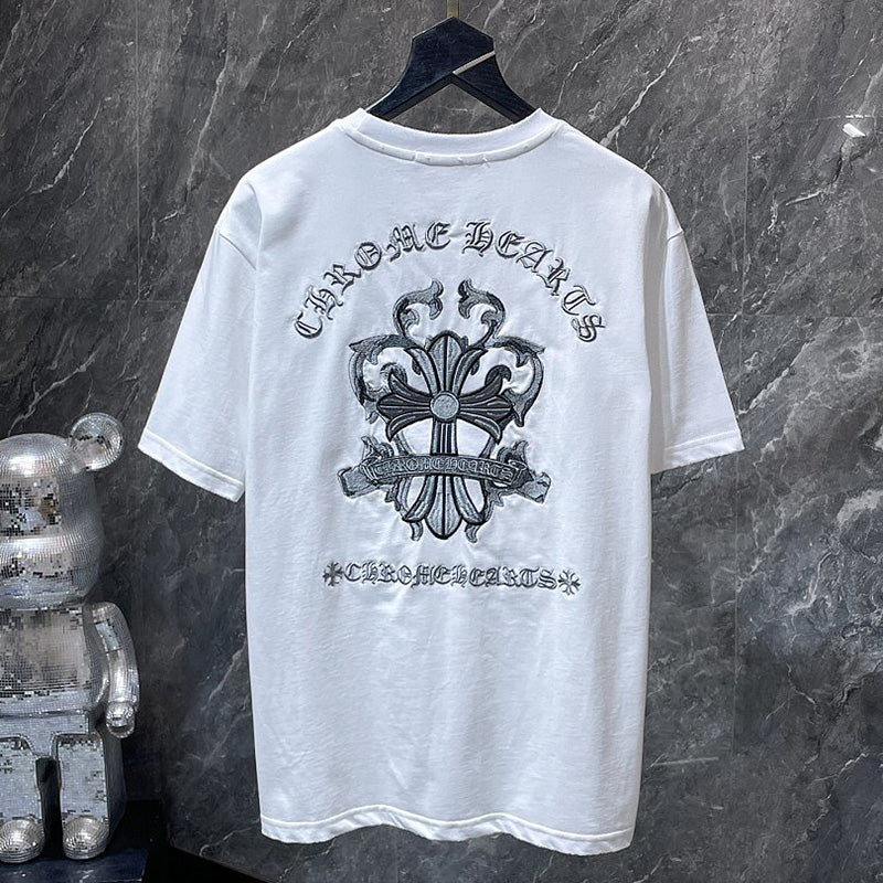 Chrome Hearts Bordeaux Wine Graphic T-Shirt