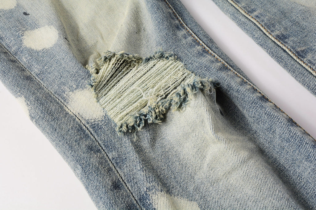 Purple Brand Jeans #9092 | Skinny Fit Distressed Denim