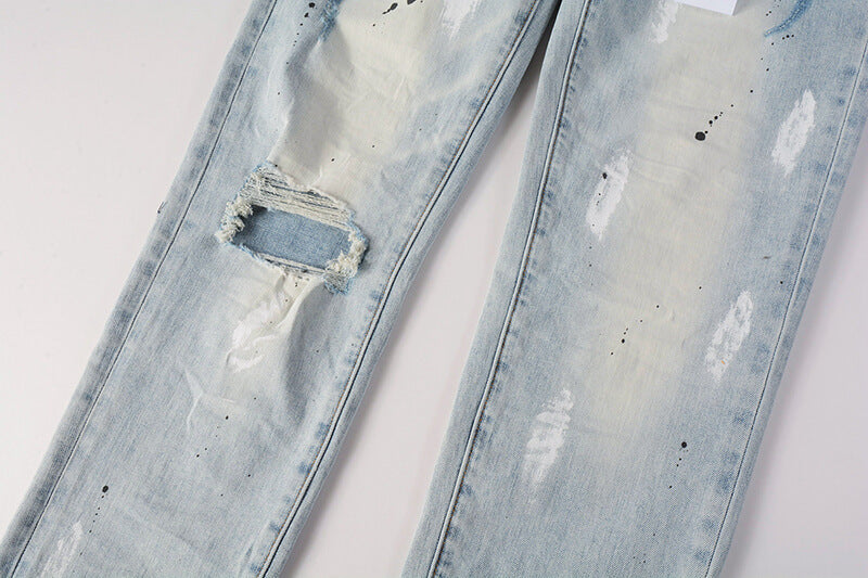 Purple Brand Jeans #9006 – Skinny Fit Distressed Denim
