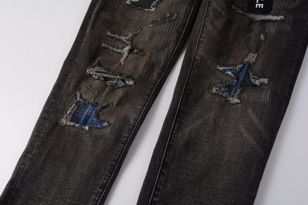 Purple Brand Jeans #9080 – Skinny Fit Distressed Denim