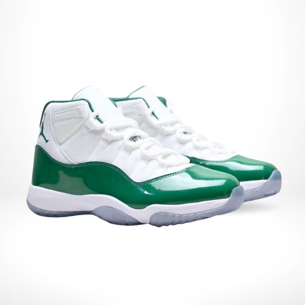 Air Jordan 11 Retro High White And Green