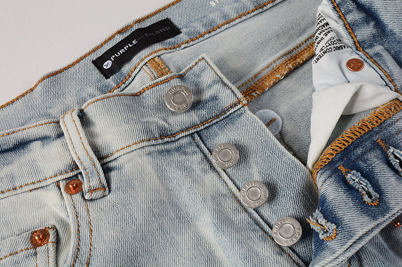 Purple Brand Jeans #7017 – Skinny Fit Distressed Denim