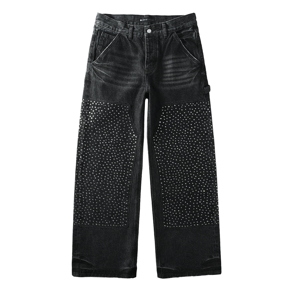 Purple Brand Crystal Diamond Skinny Jeans #PU104