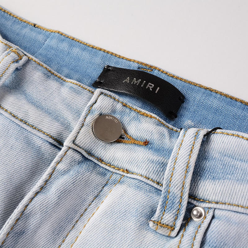 AMIRI Slim Fit Distressed Jeans #6645